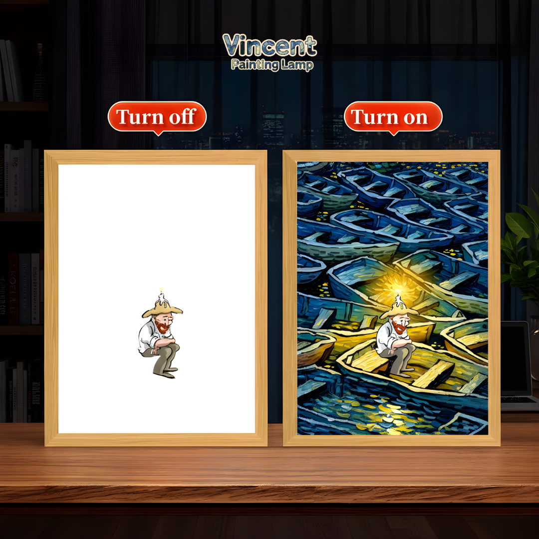 Vincent Painting Lamp – Arte luminoso de Van Gogh