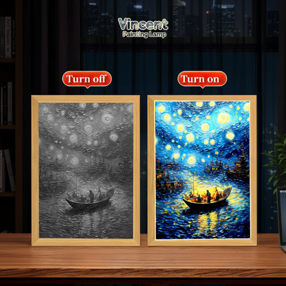 Vincent Painting Lamp – Arte luminoso de Van Gogh