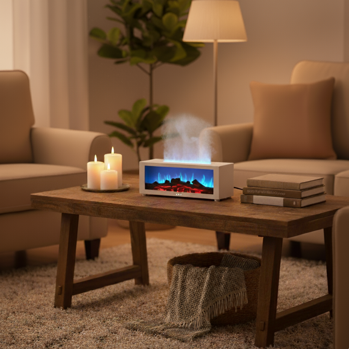 LumyHome-Difusor de llama cálida